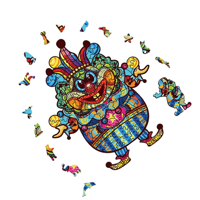 Kearding Rompecabezas de payaso de Halloween, juego de para adultos y niños, juego de interactivo, accesorio de juego, rompecabezas, juguetes Kits de decoración para fiestas Kearding HA037538-00
