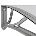 thumbnail image 7 of vidaXL Door Canopy, Outdoor Awning for Porch & Patio, Polycarbonate Cover, 137.8x39.4 In, Gray, 7 of 7