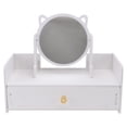 thumbnail image 1 of Miangastore 1pc Desktop Girl Makeup Mirror Storage Drawer Structure Girl Cosmetics Mirror, 1 of 8