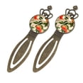 thumbnail image 2 of Peaches Set of Vintage Copper Crown-Shaped Bookmarks - Stainless Steel Book Accessories for Readers and Book Lovers, Pack of 2, 2 of 5