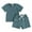 Blue, variant on Bagilaanoe 2pcs Toddler Baby Boy Shorts Set Short Sleeve T Shirt Tops + Shorts 6M 12M 18M 24M 3T Kids Casual Summer Clothes