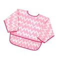thumbnail image 3 of Los baberos eructan al bebé que alimentación con impermeable de saliva de Pink Hugo Baberos impermeables para niños pequeños, 3 of 6