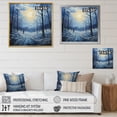 thumbnail image 4 of Designart "Pastoral Winter Sky Serenity II" Landscapes Floater Framed Canvas Print, 4 of 7