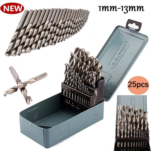 Private Custom Professional 25pc HSS Metal High Quality Drill Bit Set