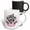 Multicolor, variant on 3drose, Cotton Tail Cutie Typography Pink White Black Polka Dot Kids Easter, 15oz Mug