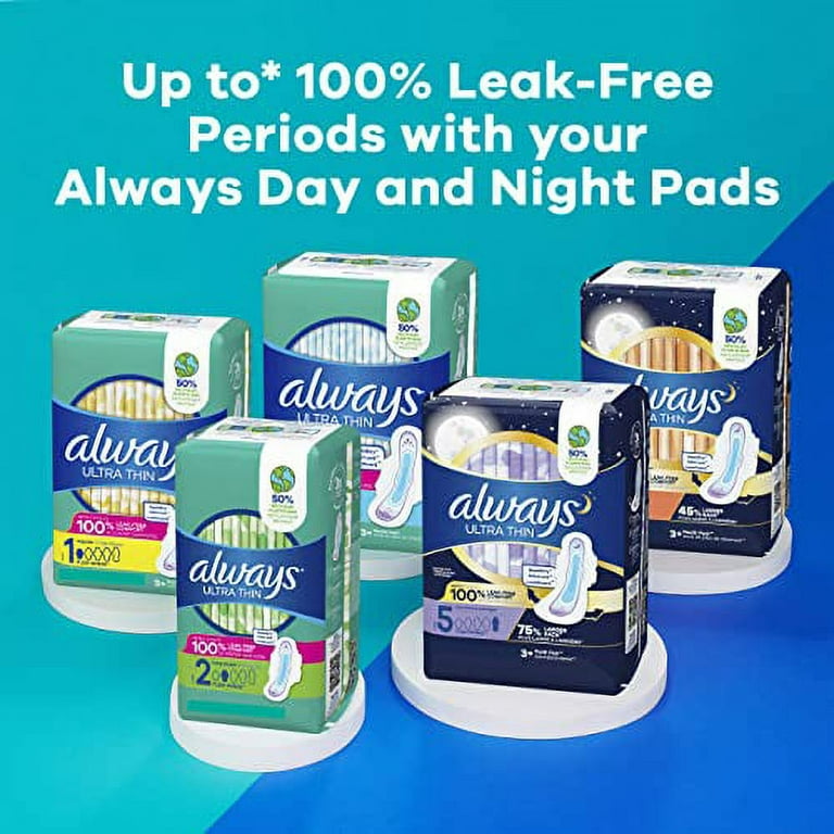 Personal Care :: Hygiene :: Feminine Pads & Tampons :: ALWAYS 'ultra' 5  drops, 3 sizes, 14 pieces of night sanitary pads(ALWAYS)