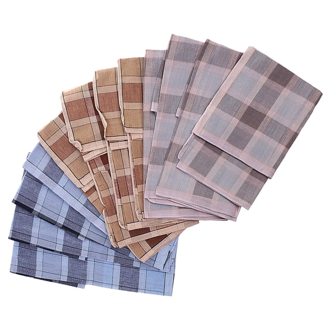 pañuelo para hombre 12 Piezas Pañuelos Hombre Cuadrado, Pañuelos Algodon Hombre Bolsillo, Pañuelos Absorbe el Sudor para Boda, , Otras Ocasiones Multicolor 5 Magideal pañuelo para hombre