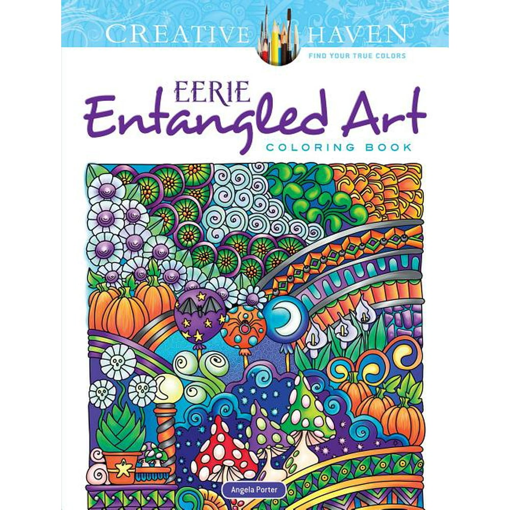 Creative Haven Coloring Books: Creative Haven Eerie Entangled Art ...