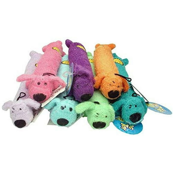 Multipet Loofa Dog 12 Inches (Assorted Colors)
