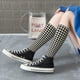 thumbnail image 5 of Balery Black and white houndstooth Calcetines novedosos Calcetines deportivos Calcetines hasta la rodilla Calcetines de algodón Calcetines originales y geniales, 5 of 6