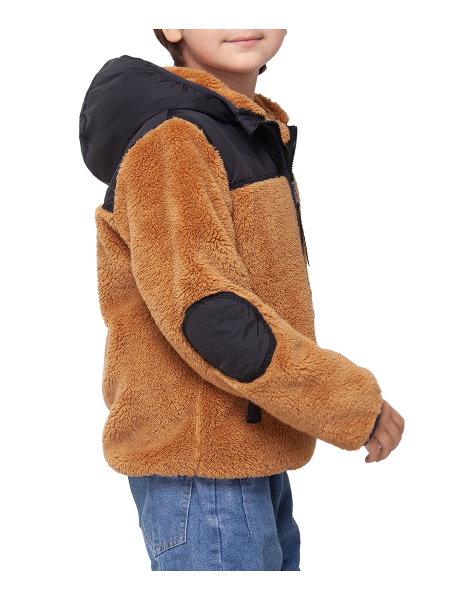 Rokka&Rolla Boy's Fleece Hooded Jacket, Sizes 4-18