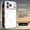White, variant on for iPhone Air Matte Case, Compatible with MagSafe, Built-in Magnetic Ring, Stylish Ultra Slim Anti-Scratch Shockproof Protective Wireless Charging Camera Lens Protector Phone Case, Darkblue