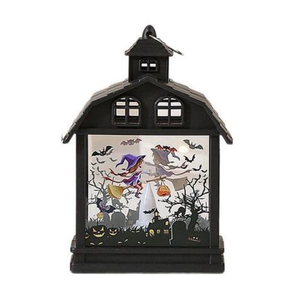 Decoración De Halloween Luz Nocturna Led Alimentada Por Pilas Brillo Para Los Que Piden Dulces