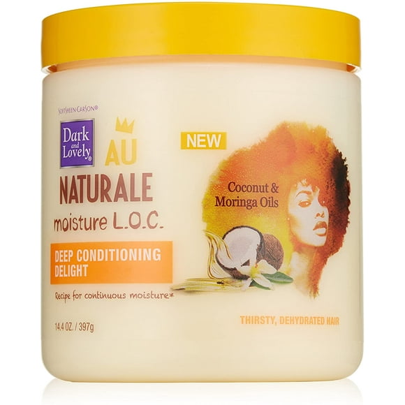 Dark and Lovely Au Naturale Moisture LOC DEEP CONDITIONING DELIGHT 14.4oz