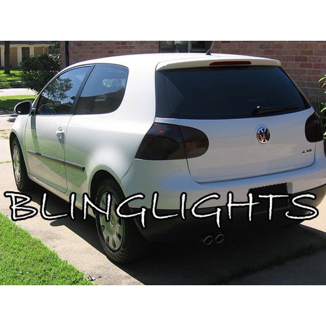 For VW Rabbit Tinted Smoked Tail Lamps Lights Overlays Kit Protection Film