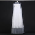 thumbnail image 5 of 160/180cm Extra Large Soft Cloth Wedding Dress Dustproof Cover Pullover Thin Bride Gown Storage Bag Transparent Foldable Clothes Case Protector, 5 of 12