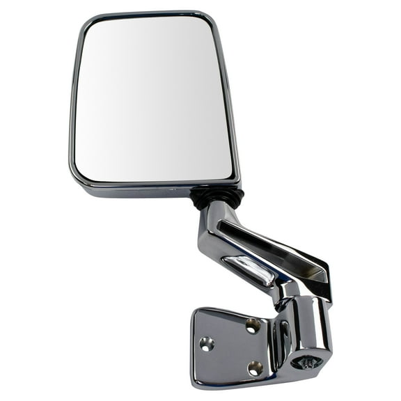 TRQ Door Mounted Chrome Manual Mirror L Driver Side Left for 87-02 Jeep Wrangler MRA05456 Fits select: 1997-2002 JEEP WRANGLER / TJ, 1989-1995 JEEP WRANGLER / YJ