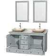 thumbnail image 6 of Wyndham Collection Wcv800060doycmm24 Acclaim 60" Double Vanity Cabinet Set - Grey, 6 of 7