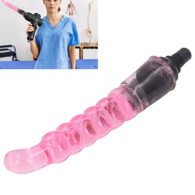 Muscle Massage Machine Head, Soft Silicone Replacement Part Washable Fascia Massager Head for 12-13MM Caliber for Home Travel Use