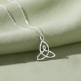 thumbnail image 4 of LeCalla 925 Sterling Silver Necklace for Women | Celtic Love Knot Pendant, 4 of 7