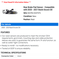 thumbnail image 2 of Rear Brake Pad Sensor - Compatible with 2020 - 2021 Buick Encore GX, 2 of 2