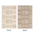 thumbnail image 2 of nuLOOM Mina SuperiorWash Modern Stripes Reversible Machine Washable Area Rug, 5' x 8', Mina Beige, 2 of 13