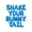 Blue, variant on Letter Balloons - SHAKE YOUR BUNNY TAIL 16" Inch Alphabet Letters Foil Mylar Balloon Easter Party Banner (Black)