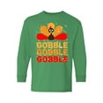 thumbnail image 1 of Awkward Styles Thanksgiving Sweater for Boys Youth Gobble Gobble Long Sleeve Shirt, 1 of 4