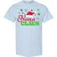 thumbnail image 3 of Inktastic Nana Claus with Christmas Santa Hat and Snowflakes T-Shirt, 3 of 5