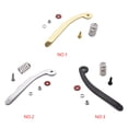 thumbnail image 2 of Eigraketly Para Bigsby Guitarra eléctrica Metal Tremolo Vibrato Bridge Tailpiece Parts Accesorios para instrumentos musicales plata, 2 of 6