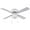 White, variant on Portage Bay 51490 Cherry Hill Ceiling Fan, 42, Brushed Nickel