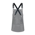 thumbnail image 2 of Delantal Transparente Jardinería Durable Chef Delantal Nórdico DIY Ocasión Delantal TPU Negro, 2 of 8