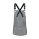 thumbnail image 2 of Delantal transparente, delantal de color, delantal de cocina, arte impermeable con bolsillo grande, negro, 2 of 9