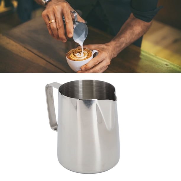 Jarra Para Espumar Leche, Taza De Espuma Artística Irrompible, Boca Puntiaguda A Prueba De Calor Para El Hogar