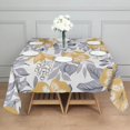 thumbnail image 3 of Pioneer Flower Floral Print Pattern Square Tablecloth,Waterproof Square Table Cover,Wipeable Spillproof Washable Table Cover for Home Kitchen Party Decor 42"X42"(107x107cm), 3 of 6