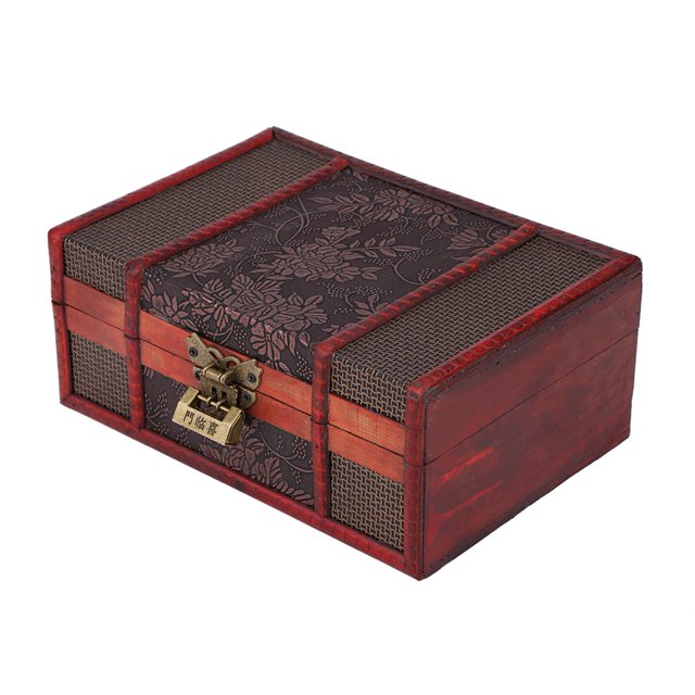Coffre à Bijoux Coffre de Rangement pour Bijoux Grande Capacité Bureau pour Maison