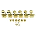 thumbnail image 2 of Runquan 6 Pieces Retro Electric Guitar Tuners Split Shaft Easily Install Tuning Pegs Golden, 2 of 8