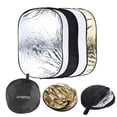 thumbnail image 2 of Andoer 24" * 36" / 60 * 90cm 5 in 1 (Gold, Silver, White, Black, Translucent) Multi Portable Collapsible Studio Photo Photography Light Reflector, 2 of 5