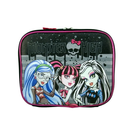 Lunch Bag - Monster High - Graphic Mattel Kit Case New 065526