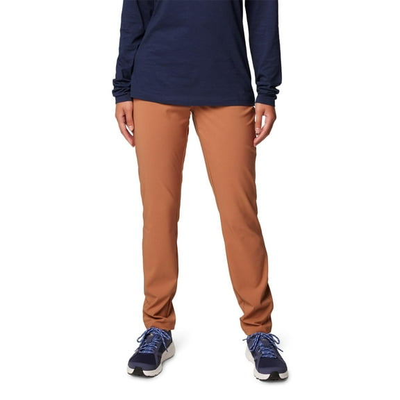 Columbia Women's Anytime Slim Pull-On Pant II, Camel Brown, XX-Large