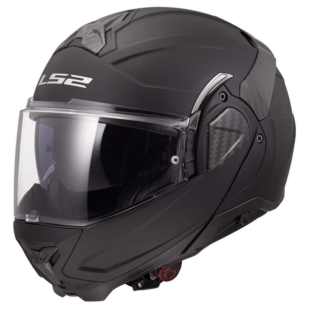 Casco modular LS2 Advant II de carbono mate negro talla L