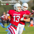 thumbnail image 3 of LOVEVER Ceintures de Football à Drapeau Ensemble Réglable pour 14 Joueurs pour Entraînement Sportif Compétition, 3 of 5