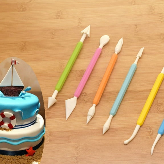 Amosfun Back to School Baking Decorating Tools Cake Decorating Tool ABS Bakeware