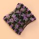 thumbnail image 3 of Peineta de doble hilera con forma de rosa, accesorio para el cabello para mujeres y niñas (morado), 3 of 7