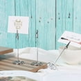 thumbnail image 5 of 1pc Metallic Paper Clamp Desktop Decoration Rose Gold Place Card Photos Clips Clamps Stand Table Numbers Holder ROSE GOLD, 5 of 8