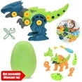 thumbnail image 1 of Amerteer Take Apart Dinosaur Toys - Building Toy Set Colorful Dino Easter Egg Decorator with Screwdriver Tool Construction Engineering Play Kit STEM Learning for Kids Boys Girls Age 3+ Year Old, 1 of 1