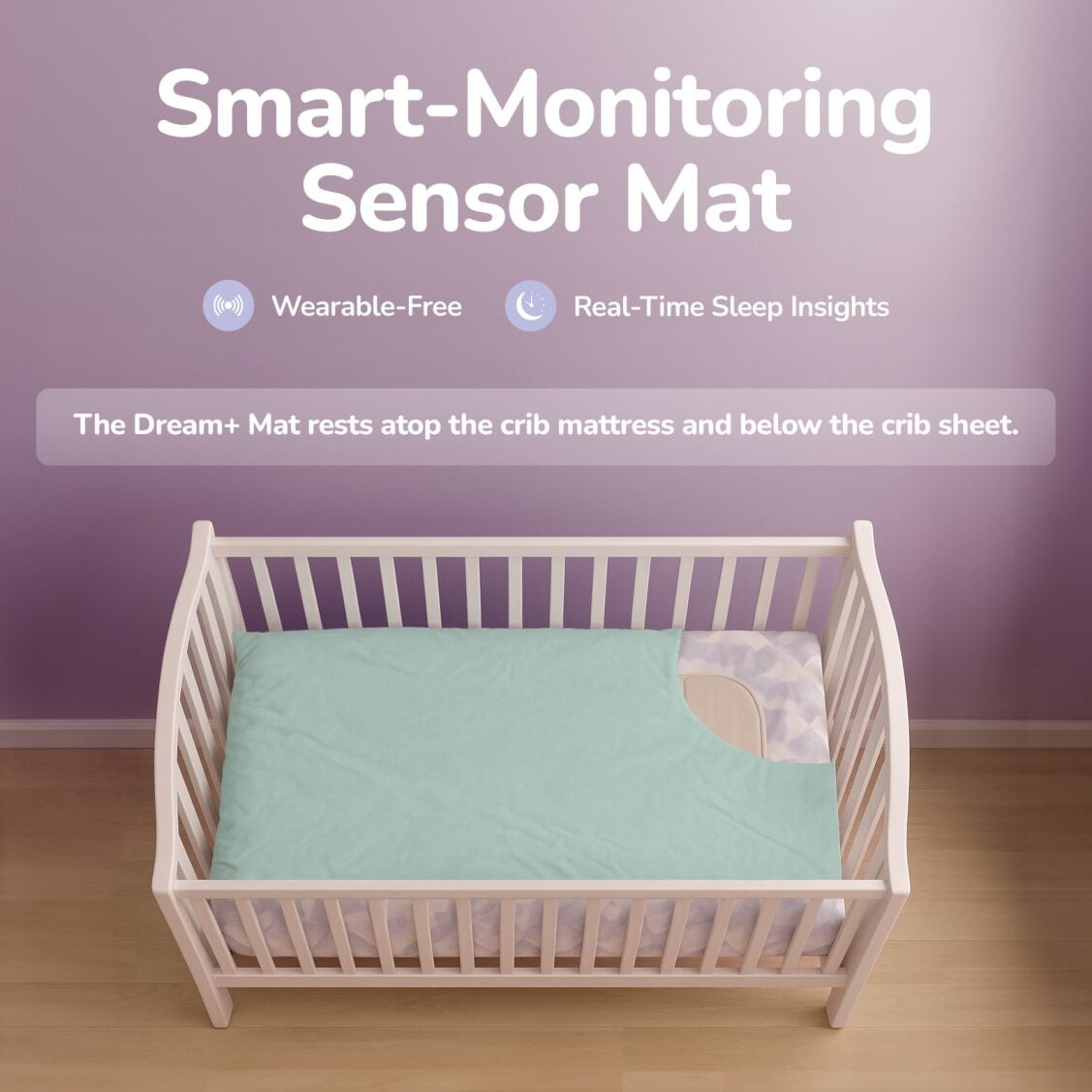 HUBBLE CONNECTED Dream+ Bundle Non-Wearable, Smart Wi-Fi Enabled Baby Movement Monitor - HD Baby Camera with Soothing Sounds & White Noise