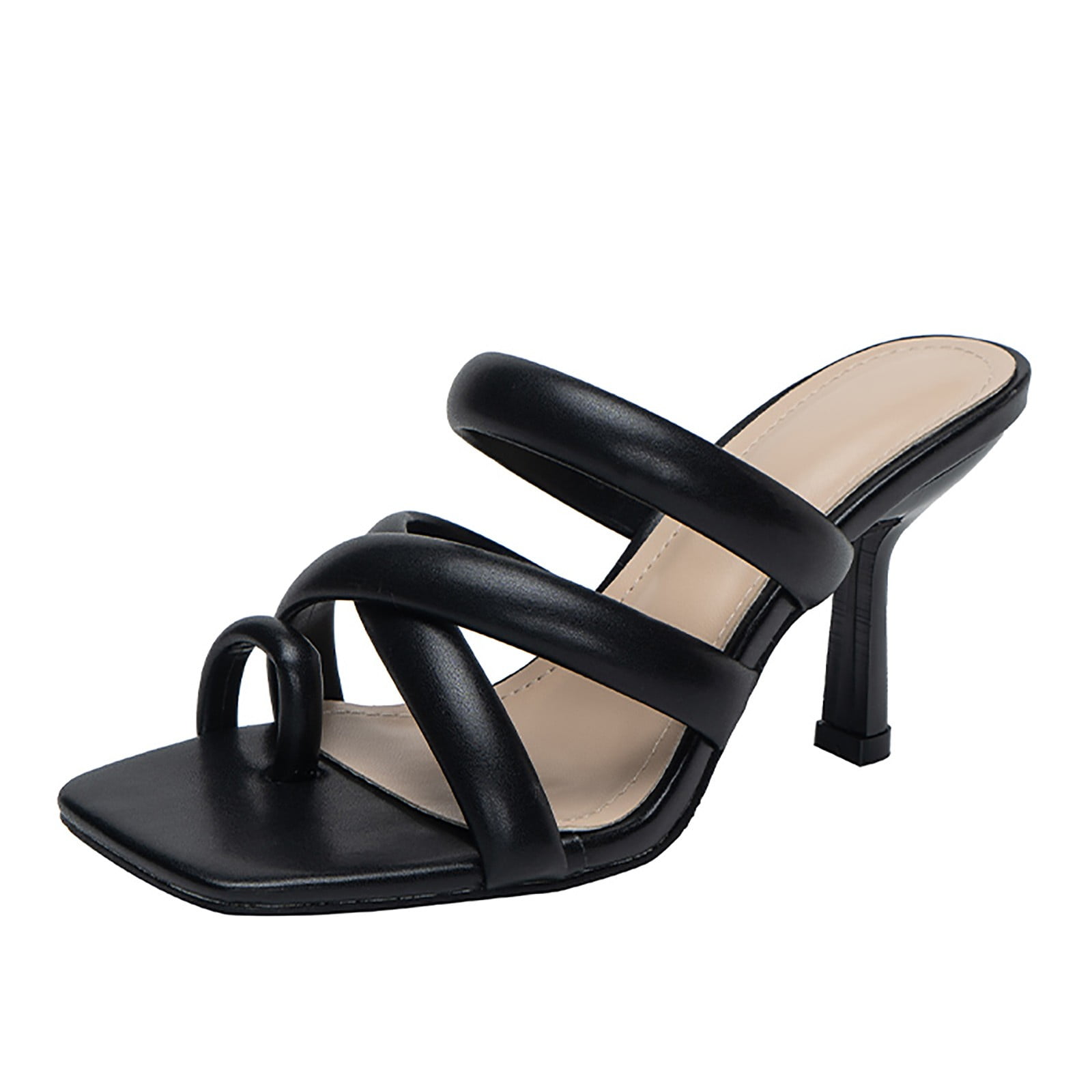 Dr. Scholl's Size 11 Women's Sandals Stripe Faux W | Black sandals heels,  Woven leather sandals, Womens sandals