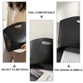 thumbnail image 6 of Viveous 1Pc PU Leather Briefcase Portable Laptop Bag Retro Brief Case Business Tote Bag, 6 of 10