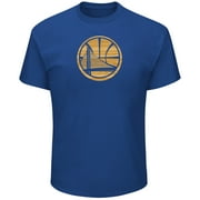 Golden State Warriors Majestic Court Tek Patch T-Shirt - Royal